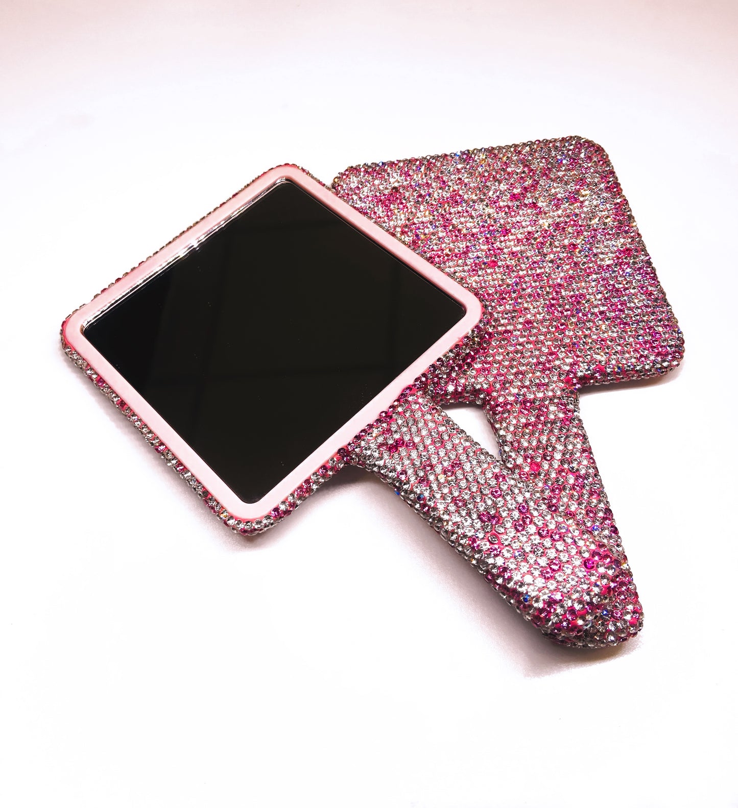 Diamanté Heart Shaped Lash Mirror