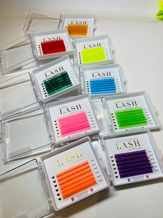 Coloured and Neon Lashes