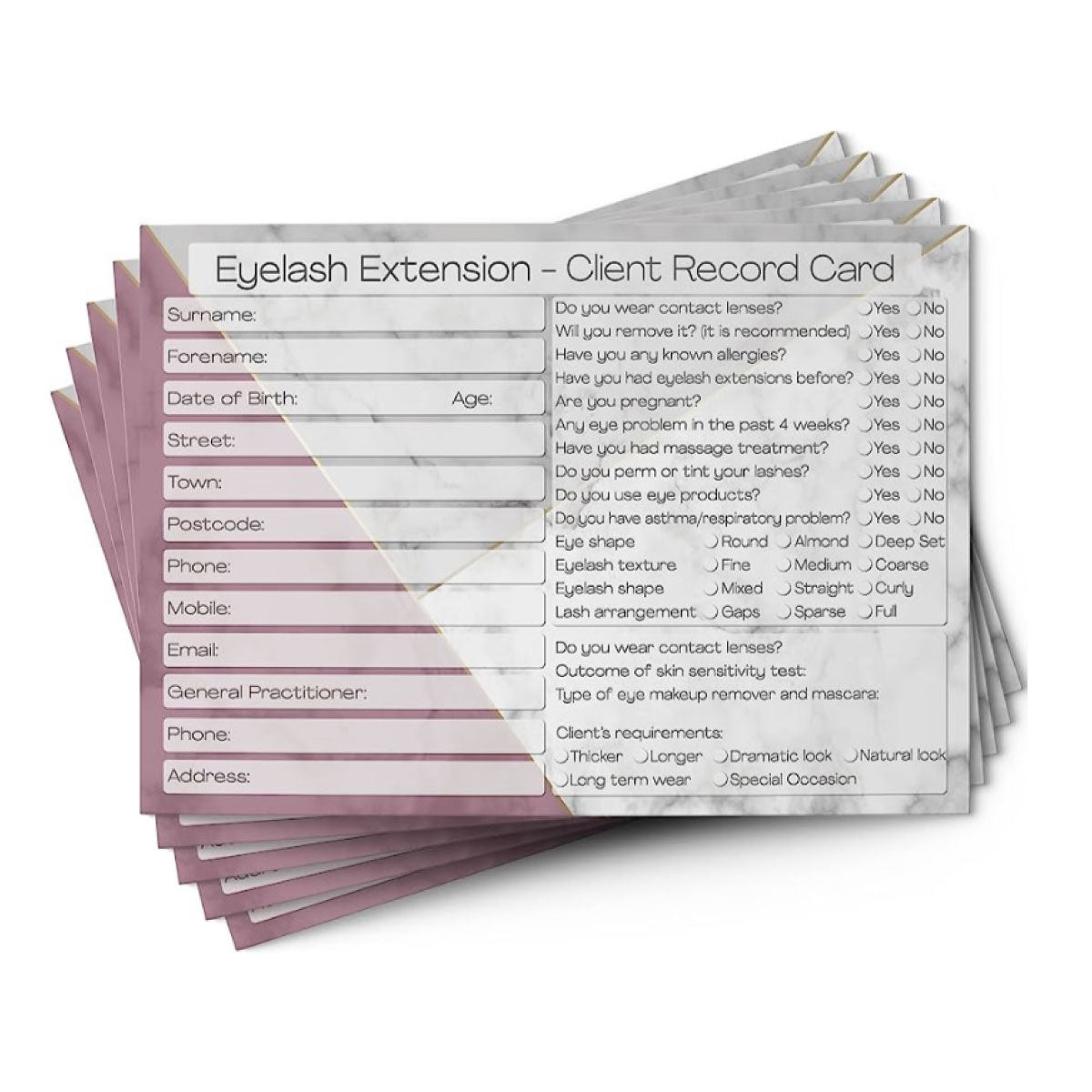 Client Record Cards