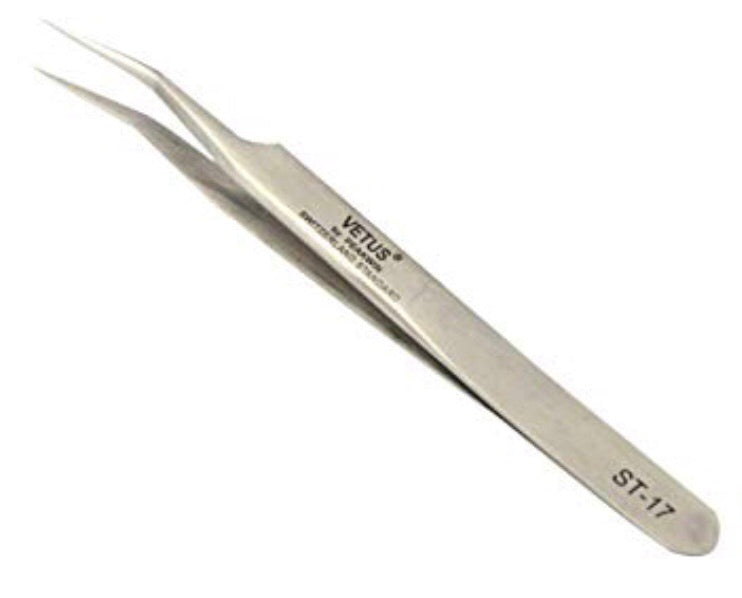 Vetus Angled Tweezers ST-17