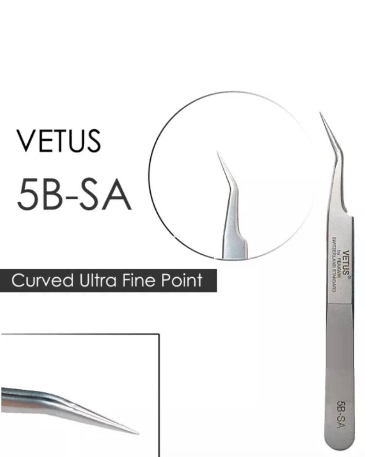 Vetus Curved Tweezers 5B-SA