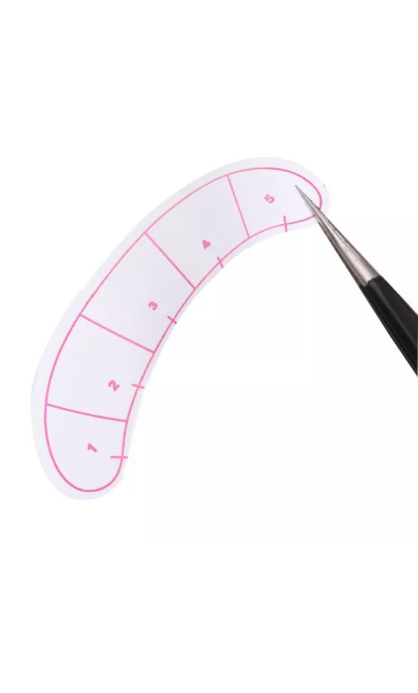 Lash Map Stickers (70 pairs)