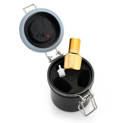 Glue/Adhesive container with built in Hygrometer