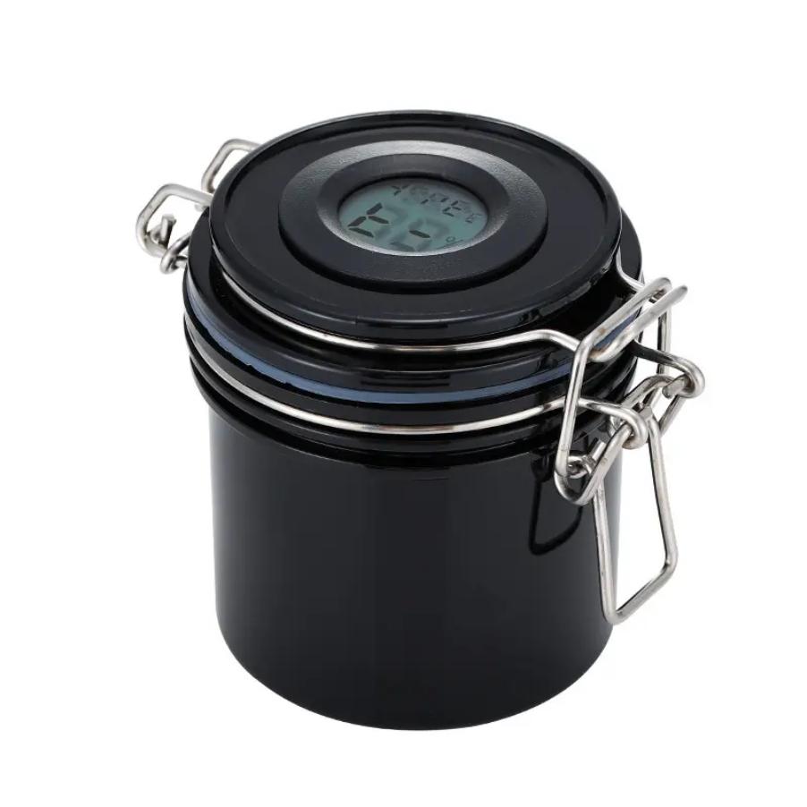 Glue/Adhesive container with built in Hygrometer