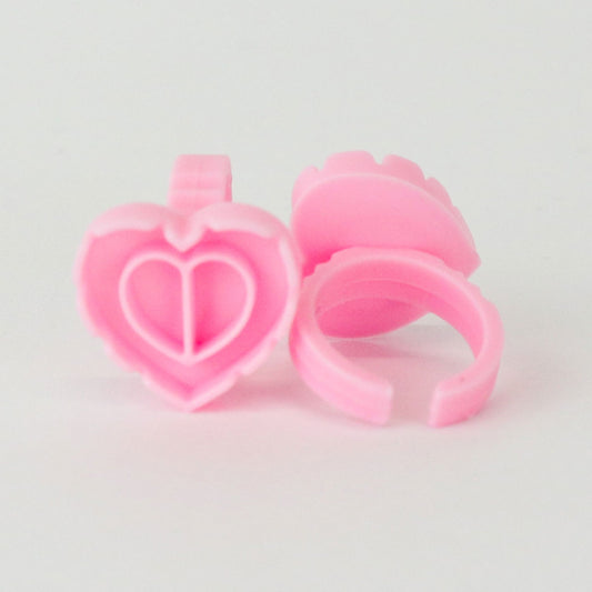 Heart Shaped Glue Rings