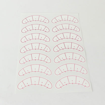 Lash Map Stickers (70 pairs)