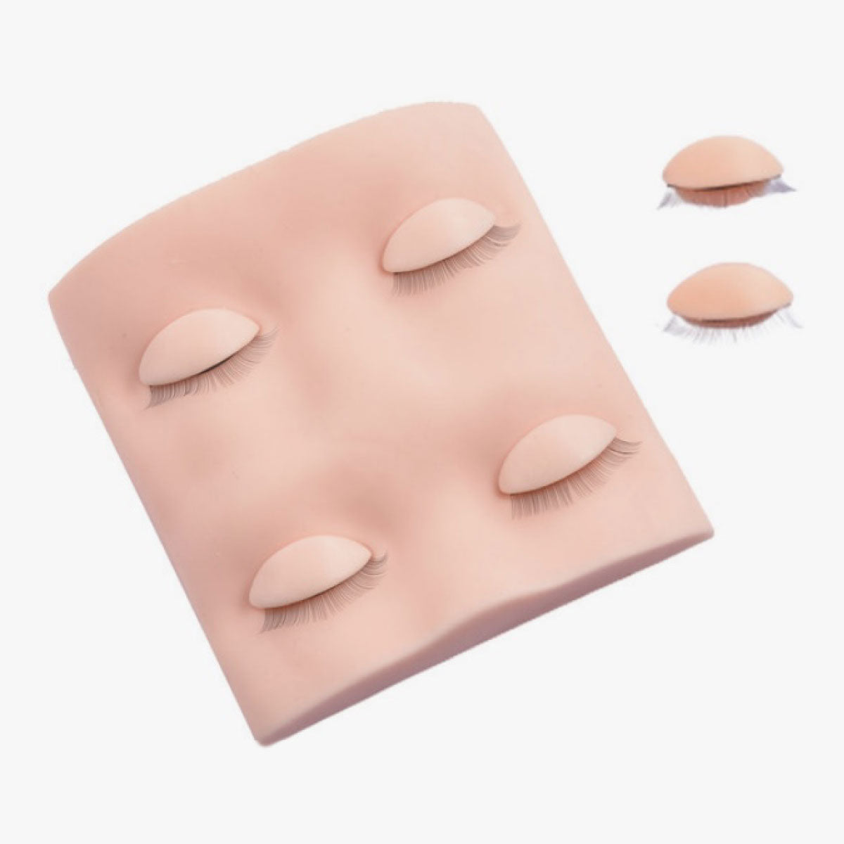 Silicone Practice Head / Face With Removable Eyes