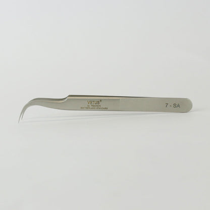 Vetus Curved Tweezers 7-SA