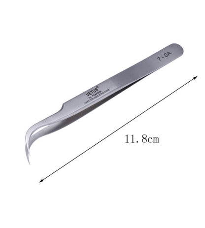 Vetus Curved Tweezers 7-SA