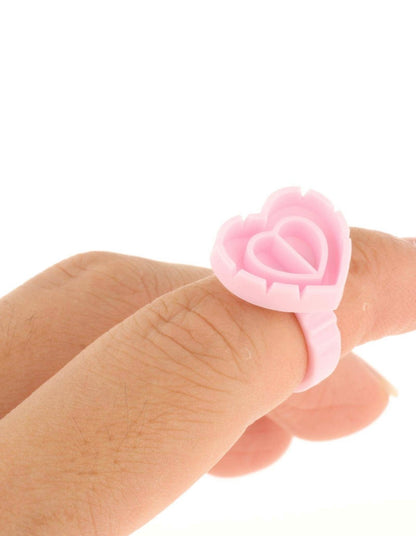 Heart Shaped Glue Rings