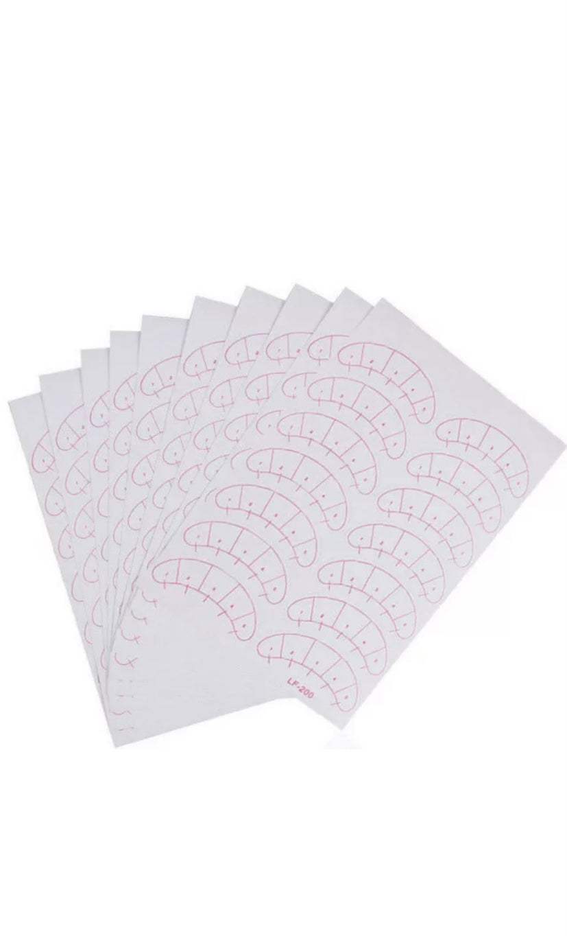 Lash Map Stickers (70 pairs)